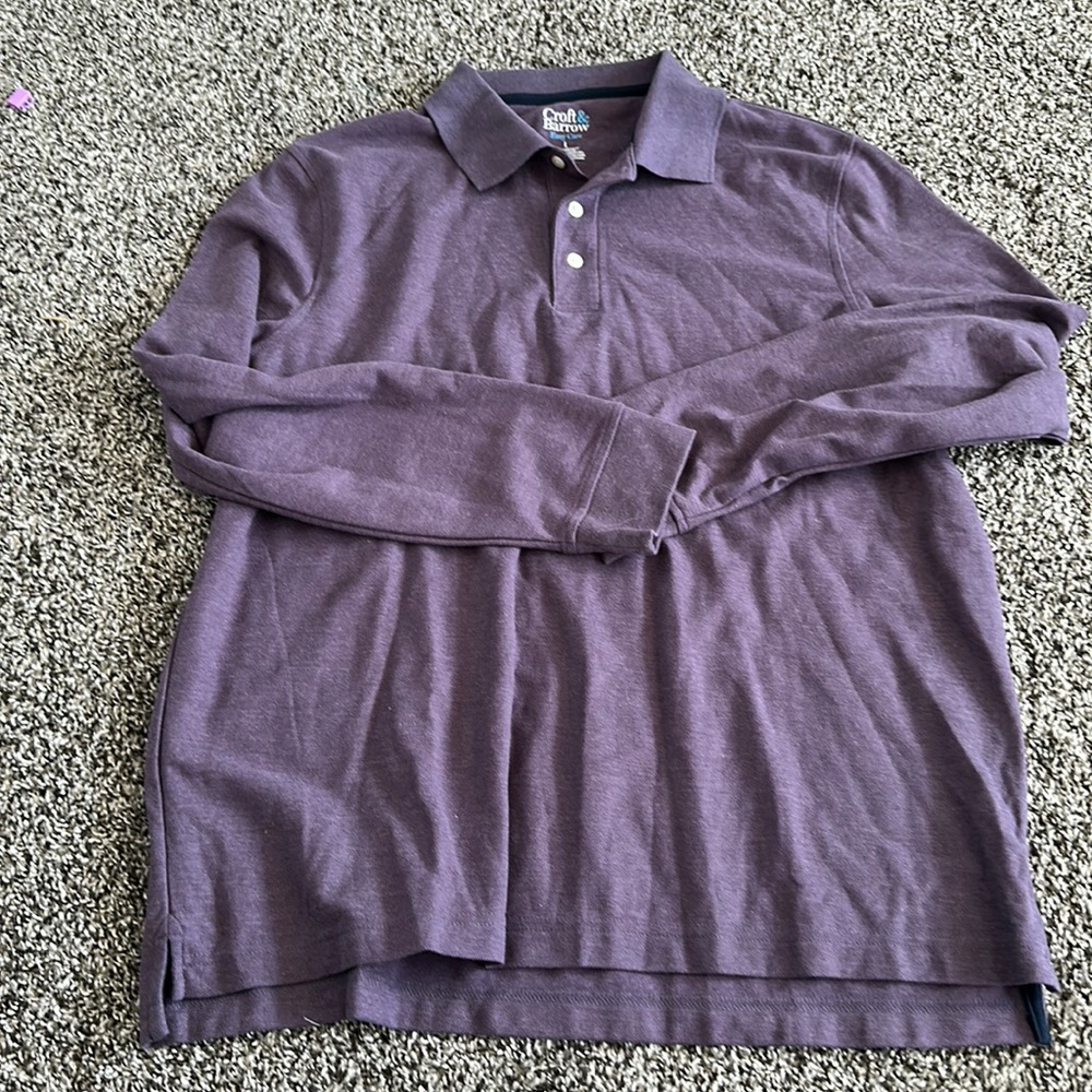 Men’s Croft & Barrow Long Sleeve Shirt Size L